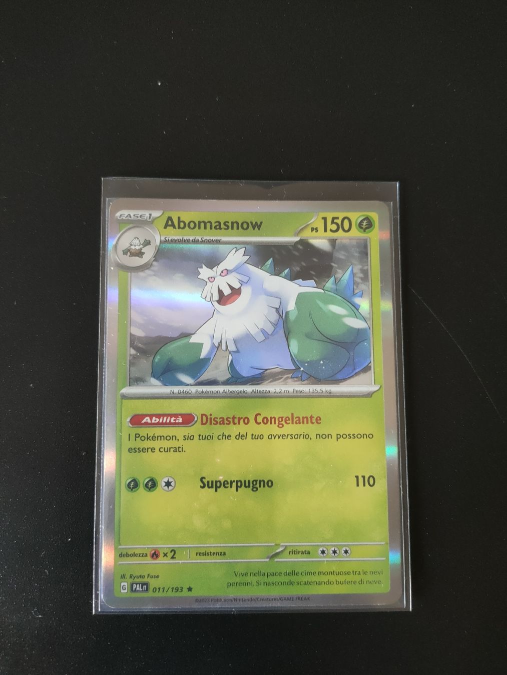 Pokémon Carte collezionabili: Rexblisar (italienisch: Abomasnow) – Usato da Basel venduto da KongoOtto