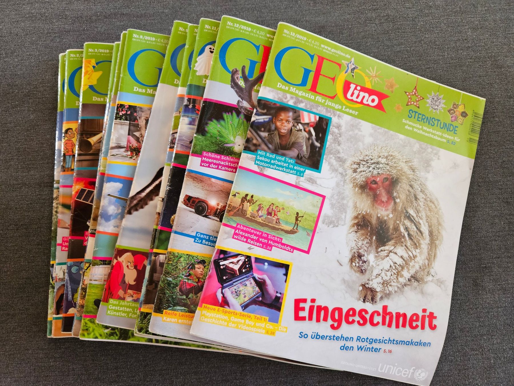 Zeitschriften & Magazine: GEOlino 2019 – Gebraucht aus Gontenschwil von regentag