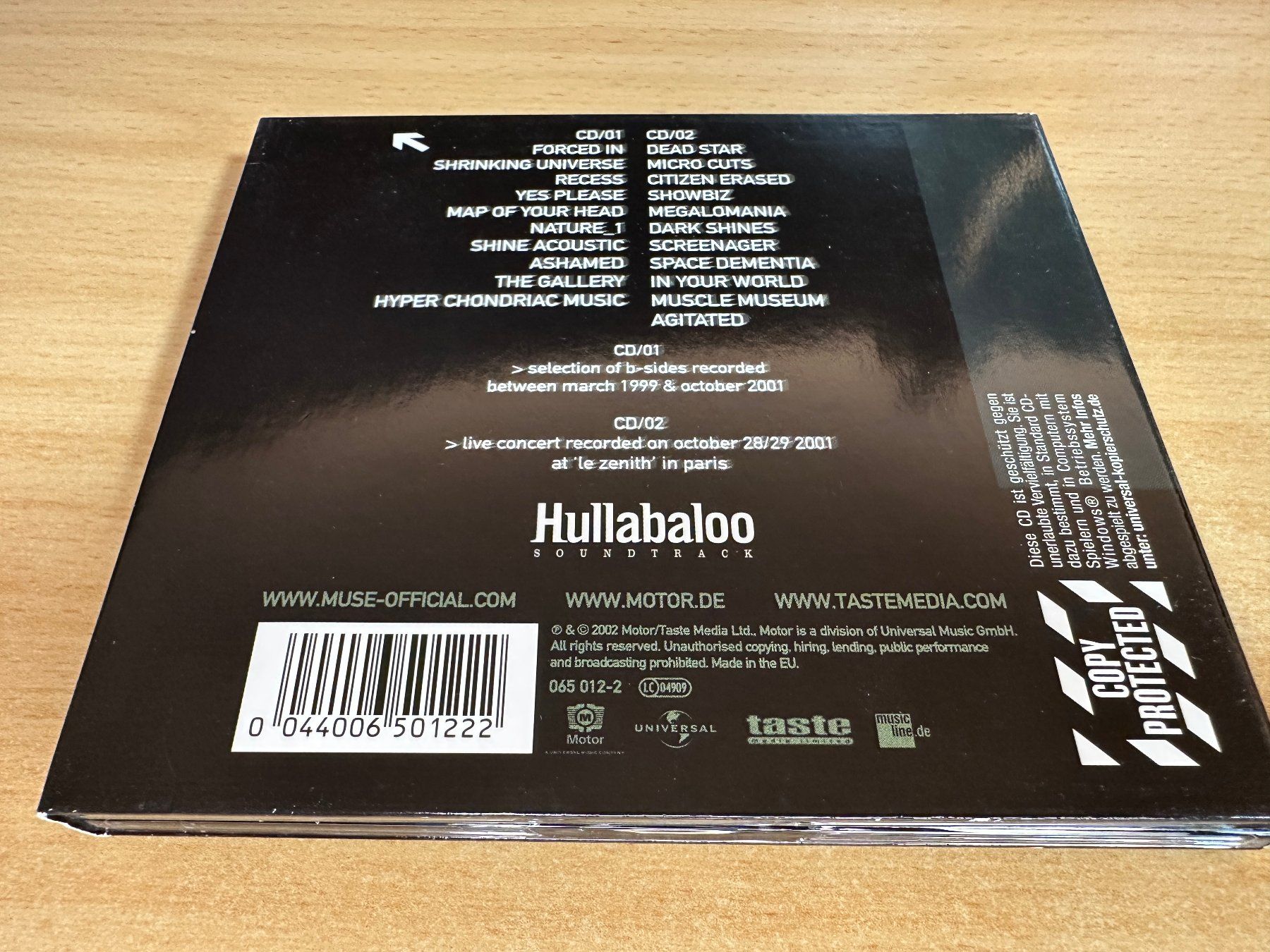 CD: Muse – Hullabaloo Soundtrack - 2 CD – Usato da Rikon im Tösstal venduto da Alpenmutz 1
