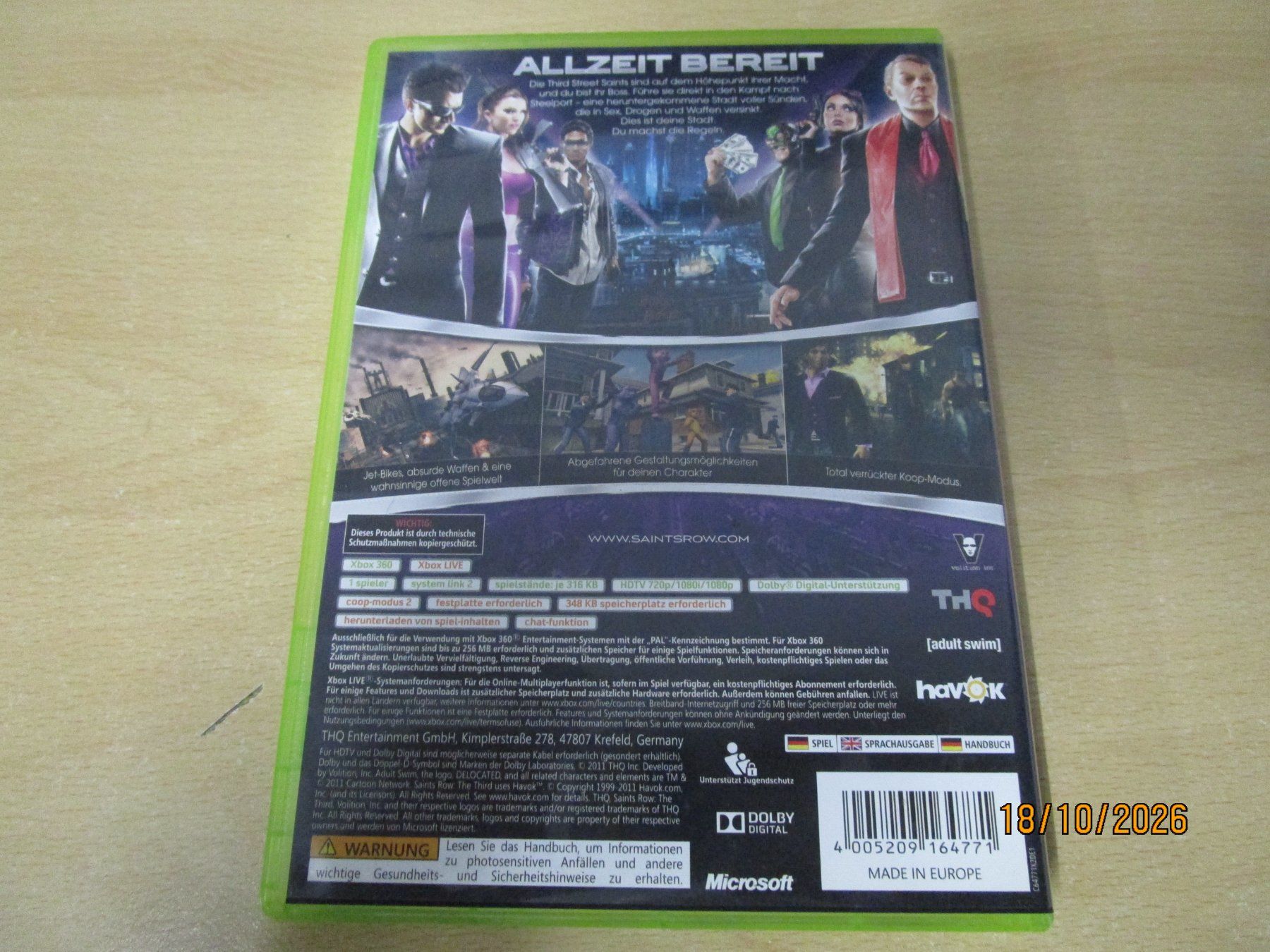 Microsoft Giochi: Saints Row The Third Xbox 360 Xbox360 – Usato da Goldau venduto da agestuffer 1