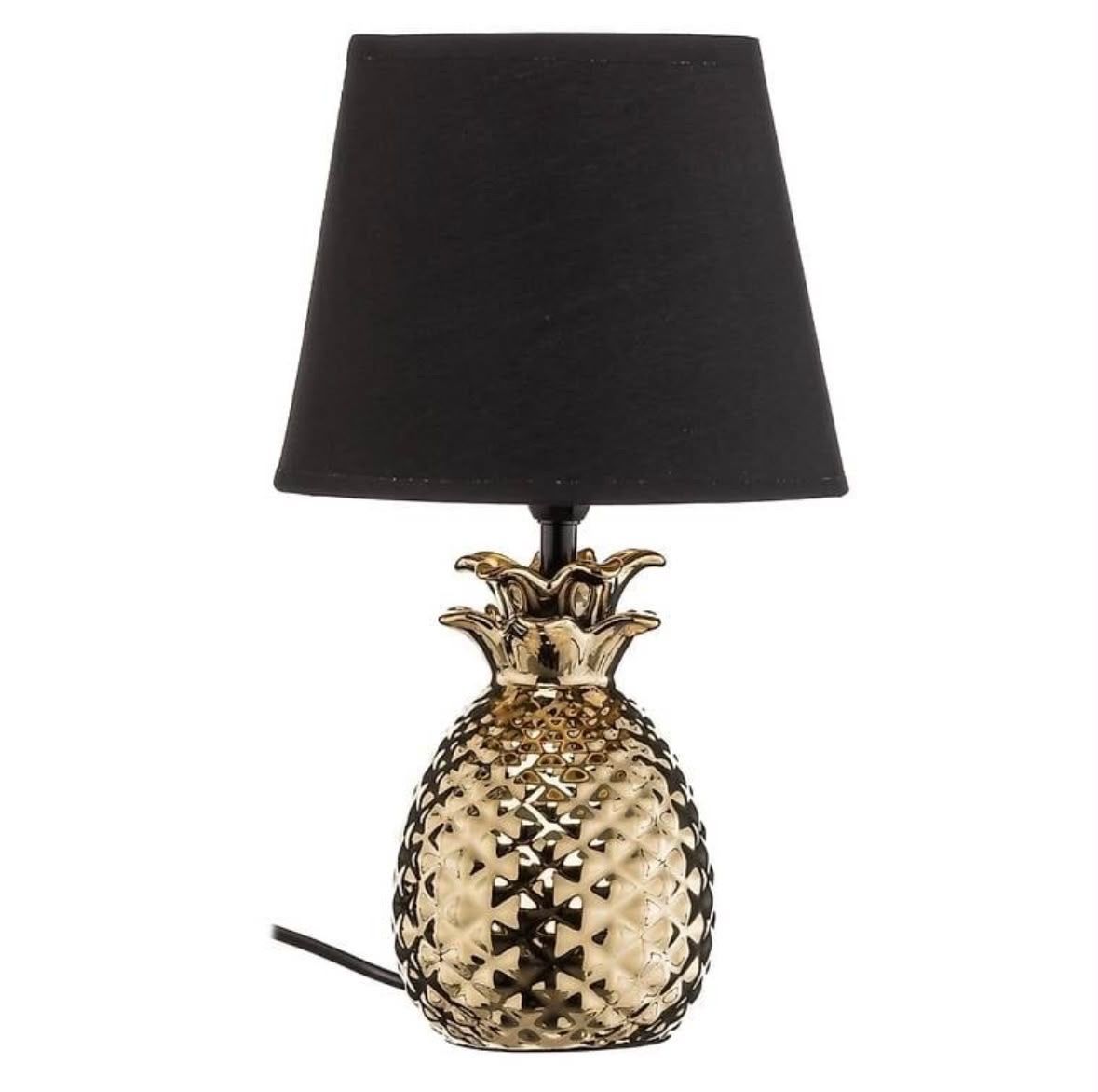 Lampade: 2x Nachttischlampe Ananas Gold – Nuovo (secondo la descrizione) da Hinwil venduto da Marco22117