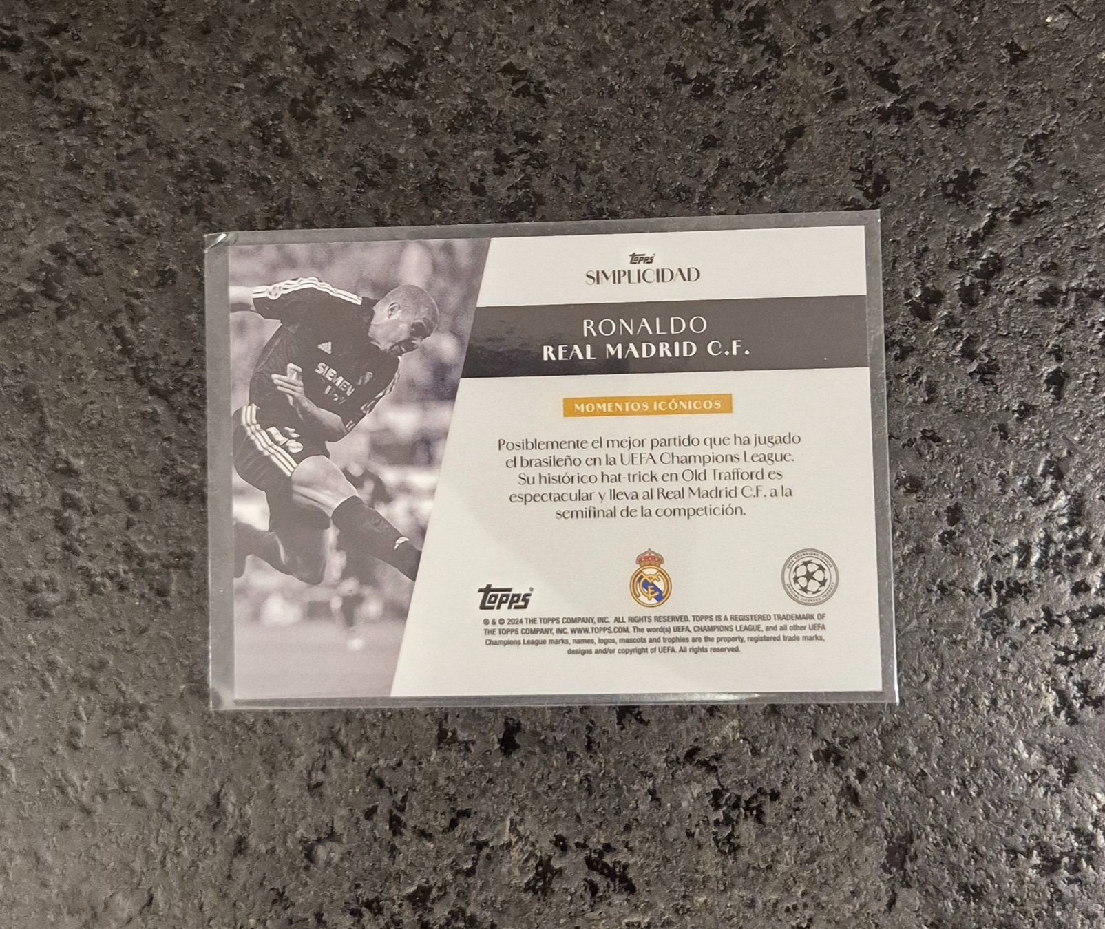Topps Carte collezionabili: Ronaldo R9 - Real Madrid - Topps – Nuovo (secondo la descrizione) da Burg AG venduto da Danoe 1