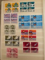 Briefmarken Sammlung Schweiz Jahrgang 1972 mit Stempel