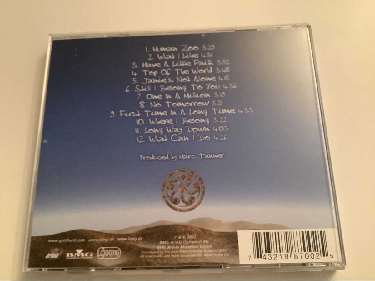 CD: Gotthard / Human Zoo / 2003 – Usato da Dübendorf venduto da Shreck 1