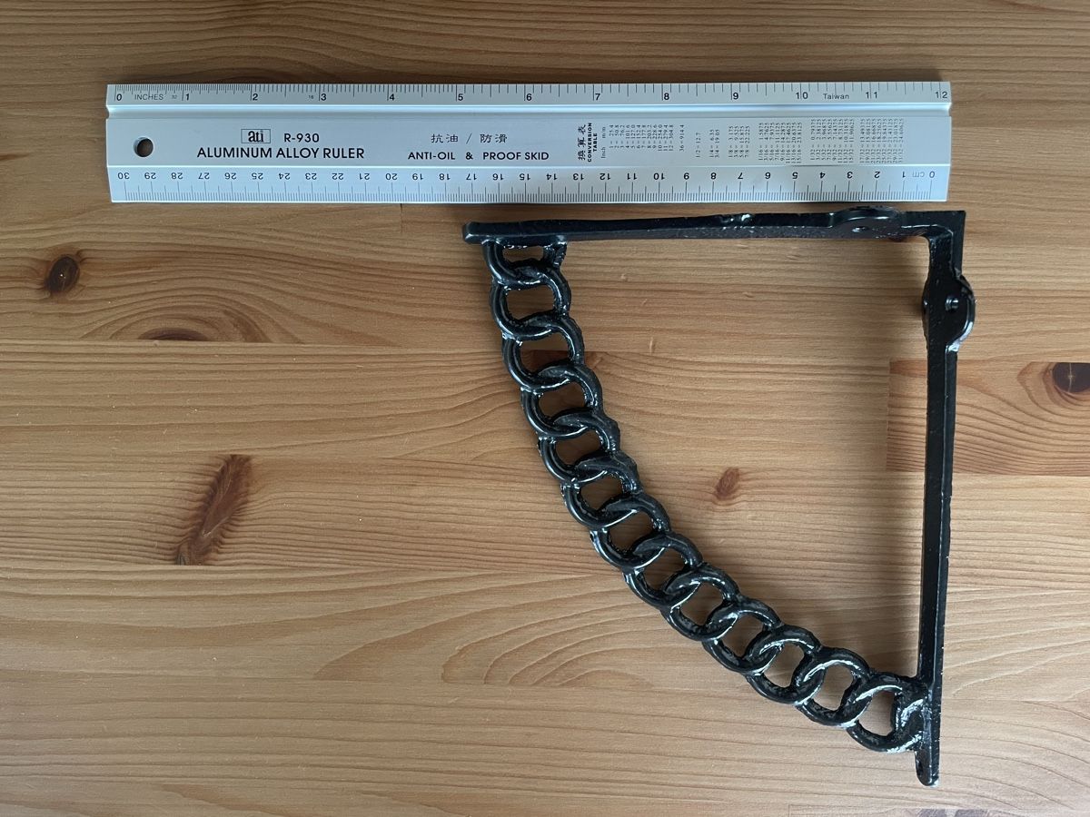 Scaffali: Black Chain Shelf Bracket - Stylish and Sturdy Design! – Nuovo (secondo la descrizione) da Altstätten SG venduto da Holzkopf_12