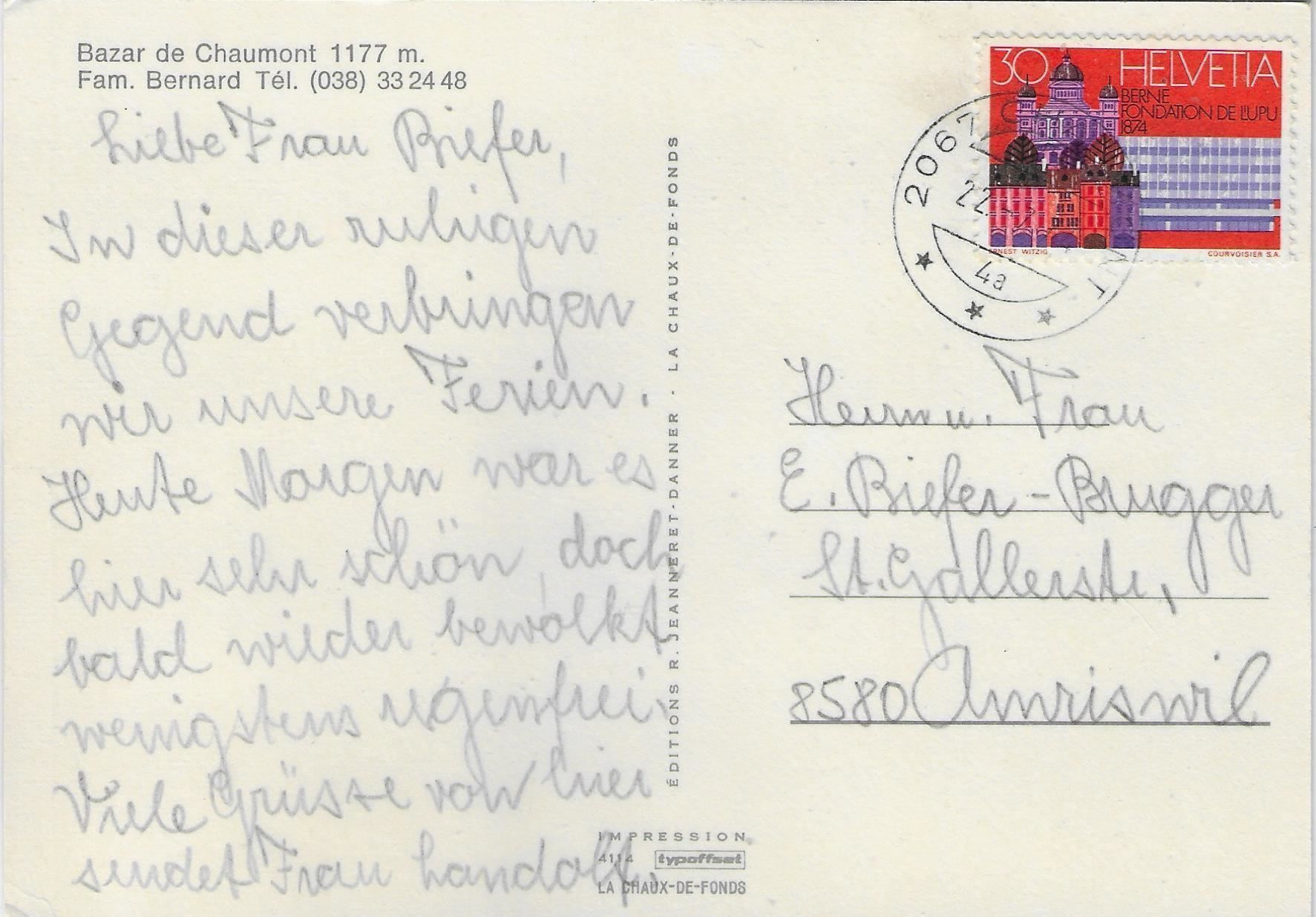 Cartoline postali: Bazar de Chaumont – Usato da Ettingen venduto da Kartenplanet 1