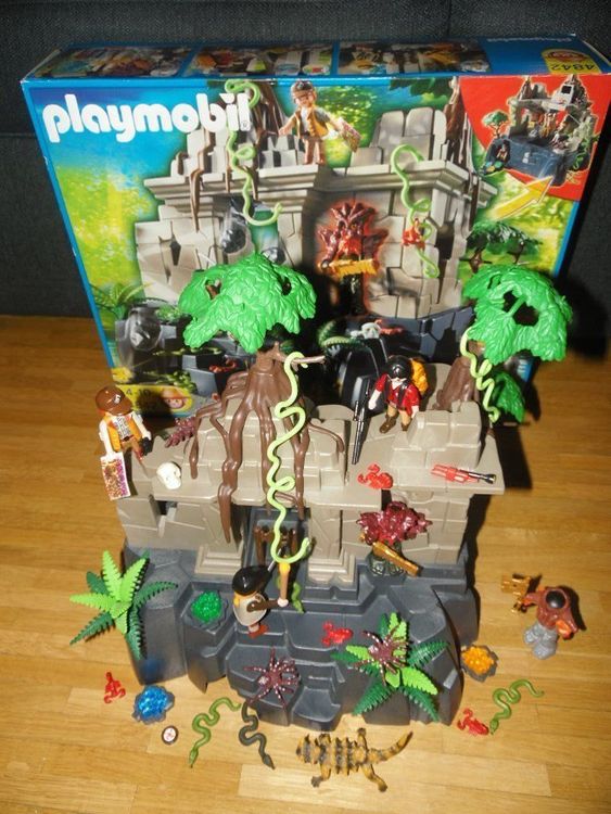 Playmobil thème temple aventure sauvage 4842 4843 4847