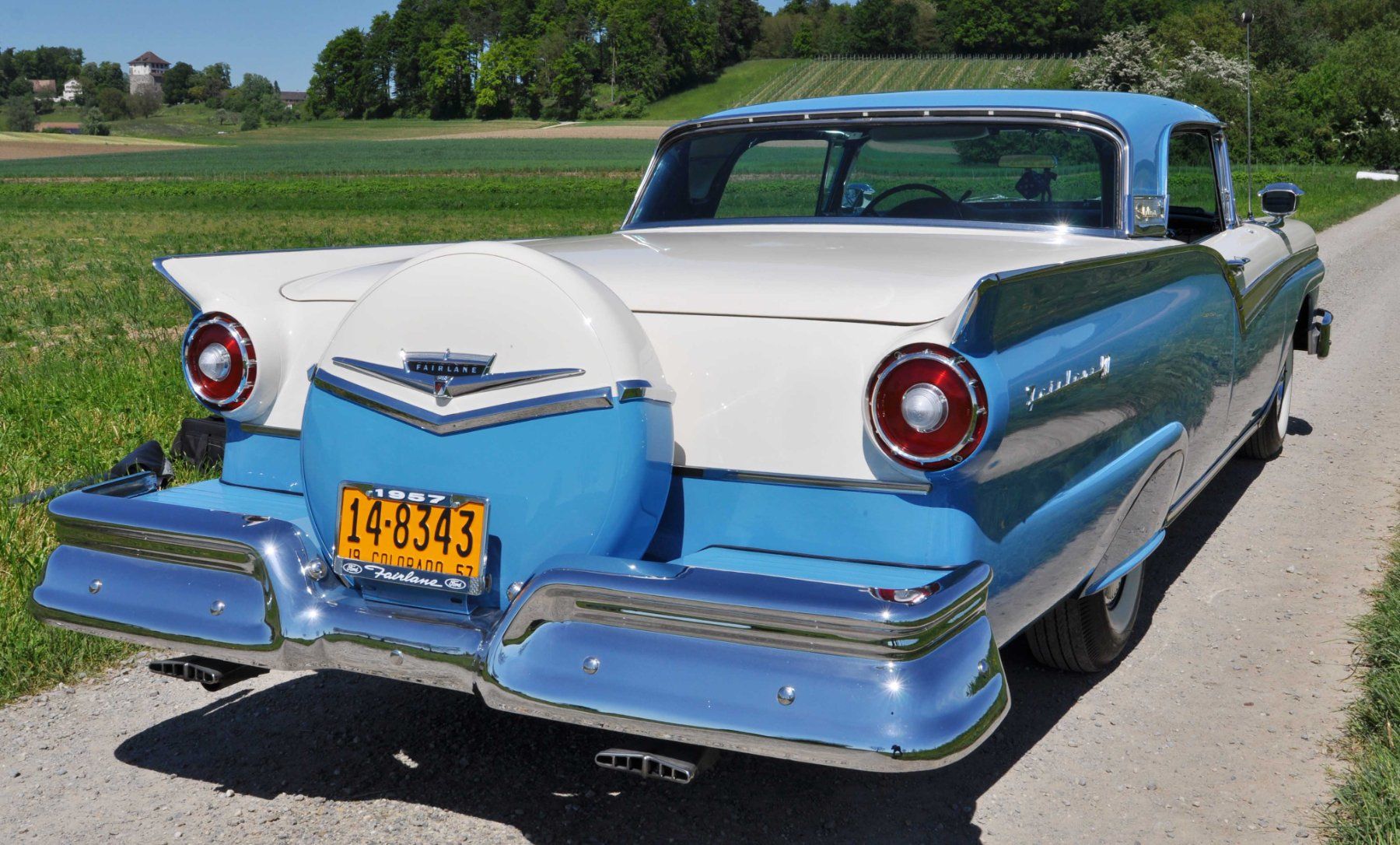Ford Automobili: Ford Fairlane Retractable, Skyliner 1957 – Usato da Kreuzlingen venduto da Musikremo 3