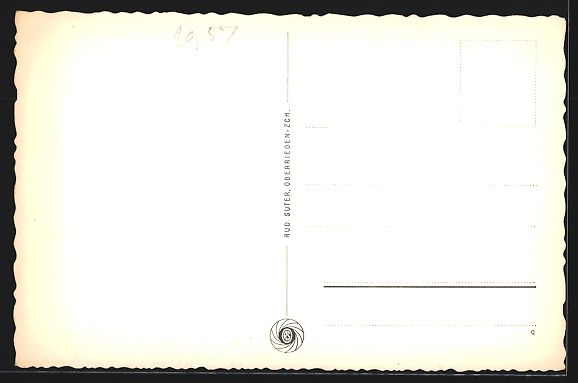 Cartoline postali: Lenzburg, Ortsansicht mit alter Mauer au – Usato da Berlin venduto da bartko-reher 1