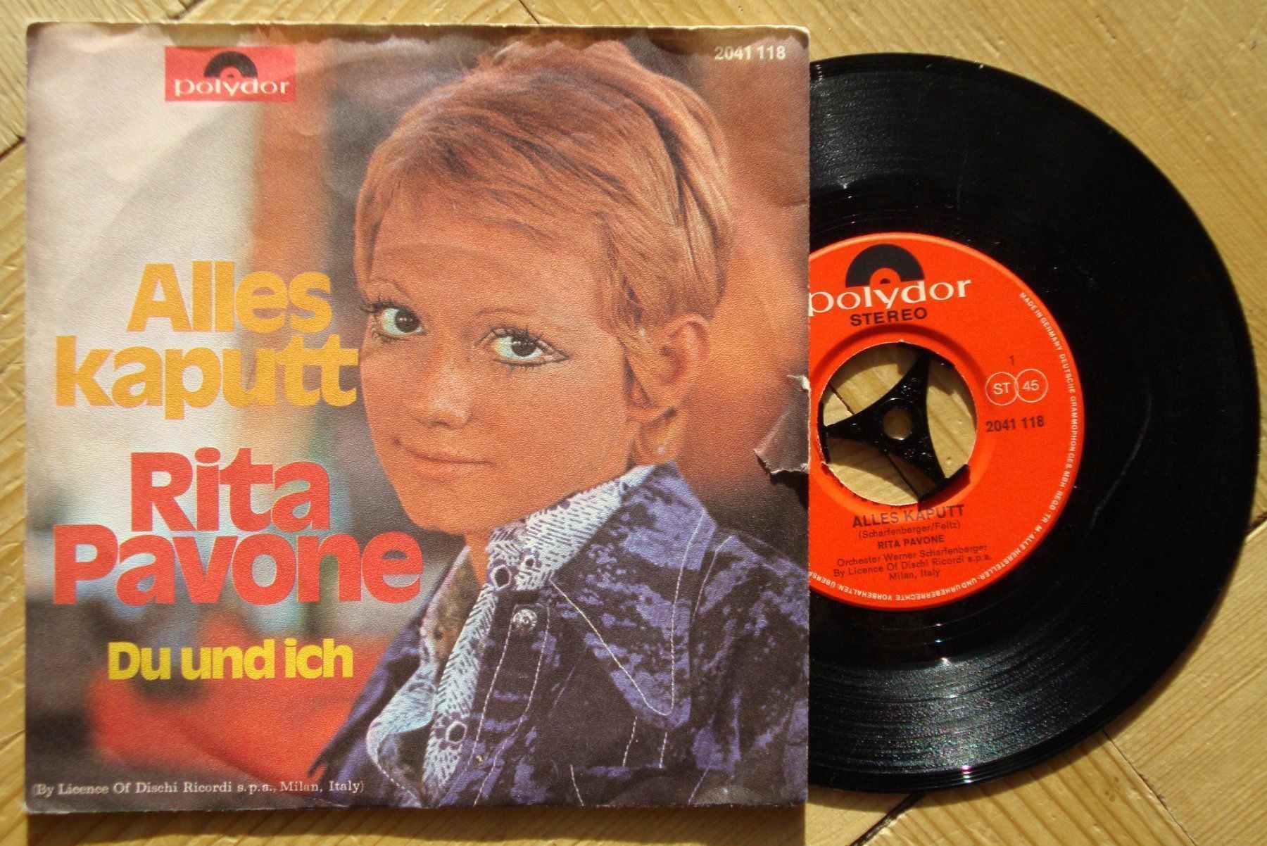 Schallplatten: RITA PAVONE - ALLES KAPUTT – Gebraucht aus Bern von Uli_10_11 1