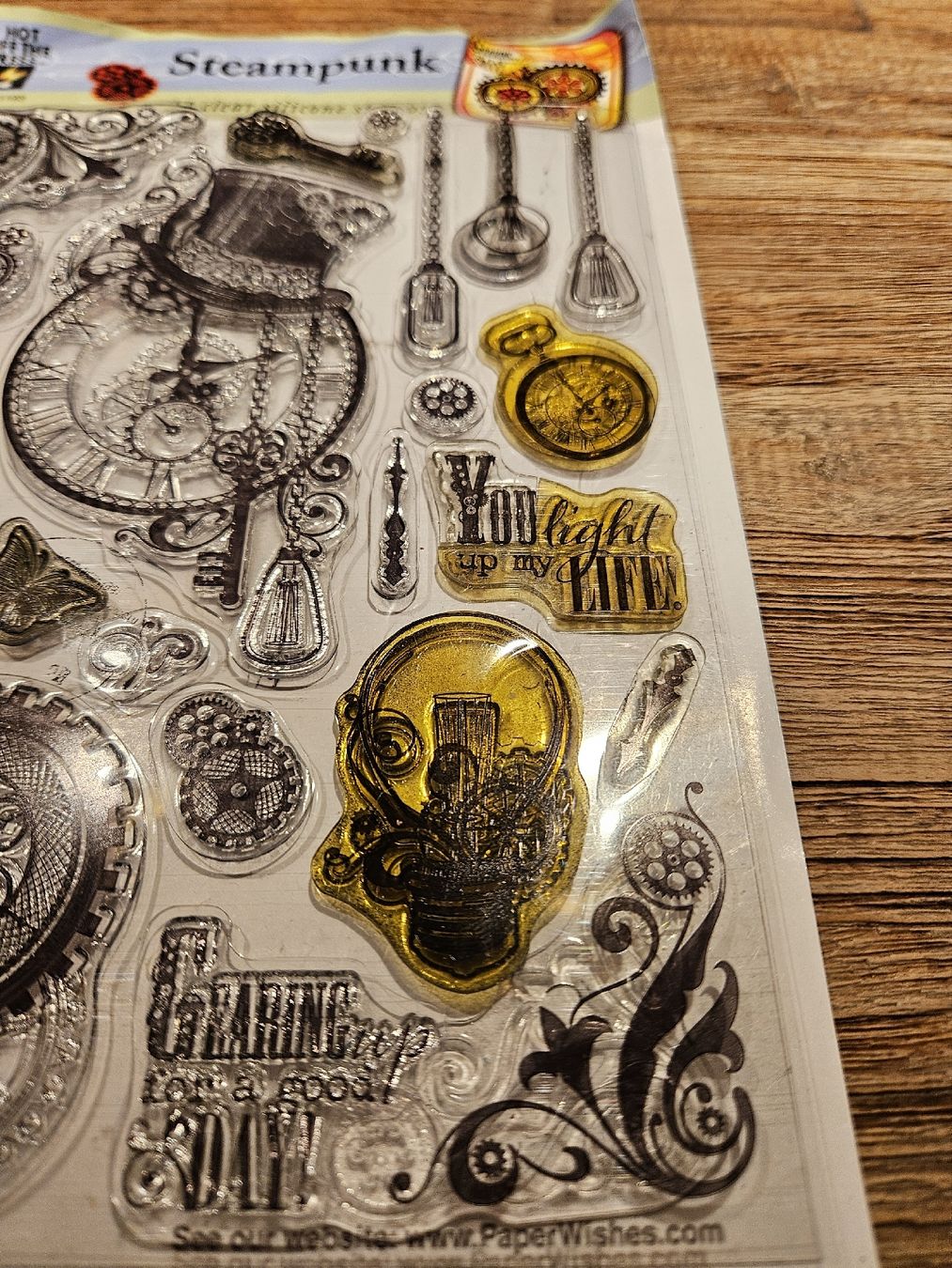 Timbri: Steampunk Silikon Stempel Set, 22 Stk.komplett! – Usato da Bertschikon Gossau venduto da simla09 3
