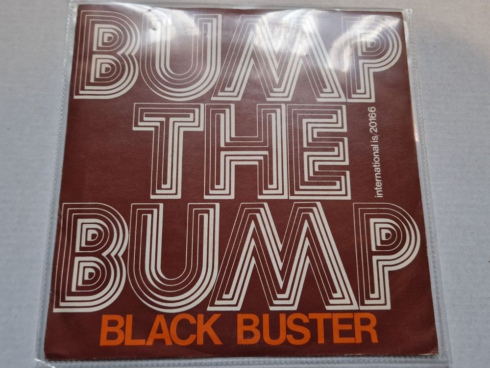 7'' SINGLE BLACK BUSTER - BUMP THE BUMP, RARE DISCO FUNK | Kaufen auf ...