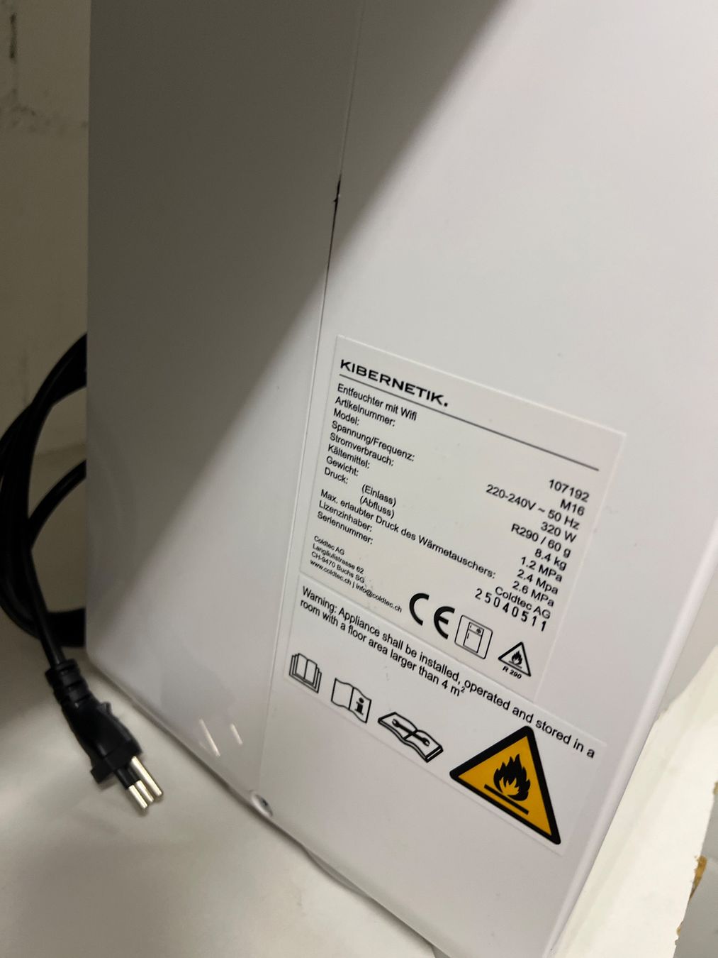 Kibernetik Deumidificatori: Kibernetik M16 WiFi - Entfeuchter – Nuovo (secondo la descrizione) da Nürensdorf venduto da romano_a 2