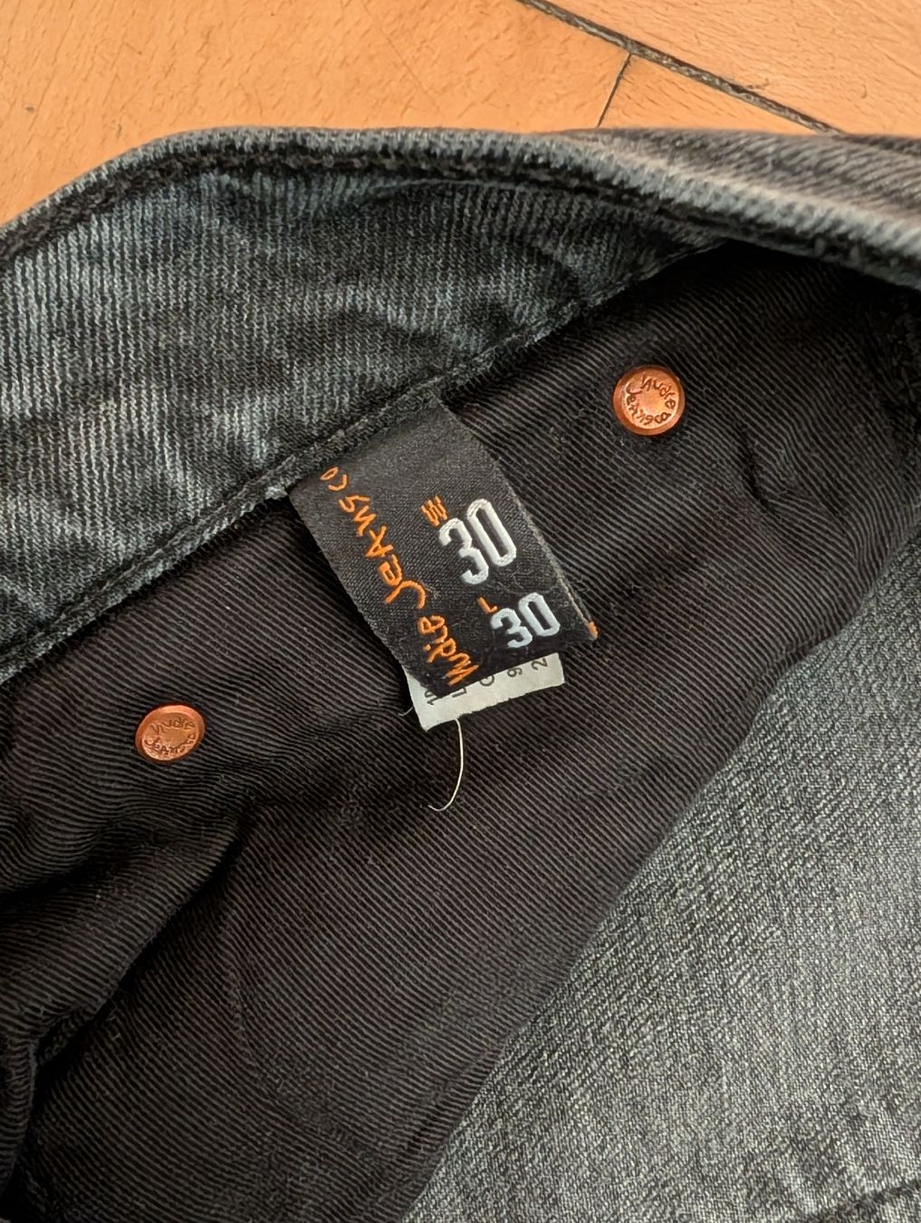 Nudie Jeans: Nudie Jeans Lean Dean in Grau Gr. 30/30 – Usato da Zürich venduto da Hedkandi 5