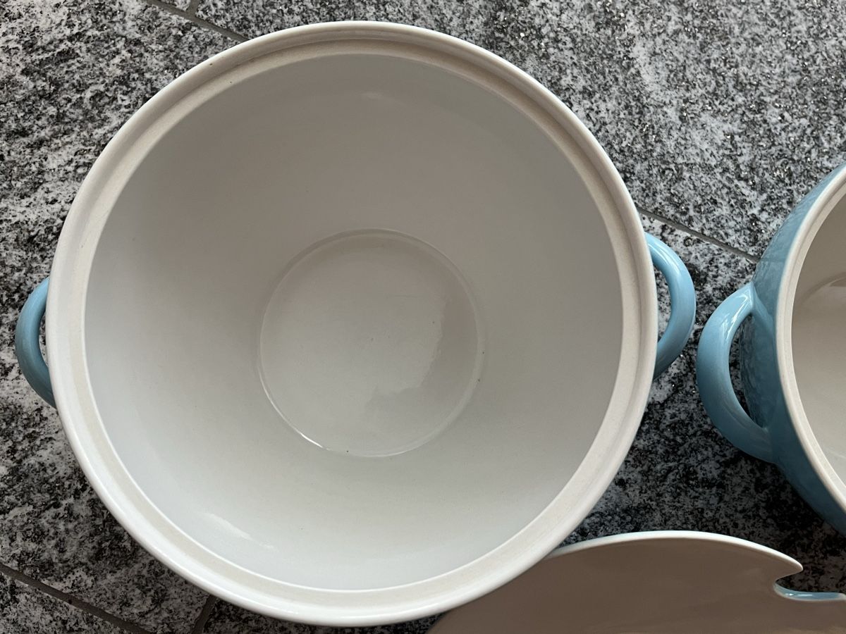 Ciotole: Rössler, 2 blaue Suppenschüsseln – Usato da Chur venduto da Moca17 6
