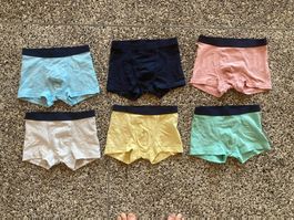 6er Set Boxershorts, Gr. 122/128 (ungetragen)