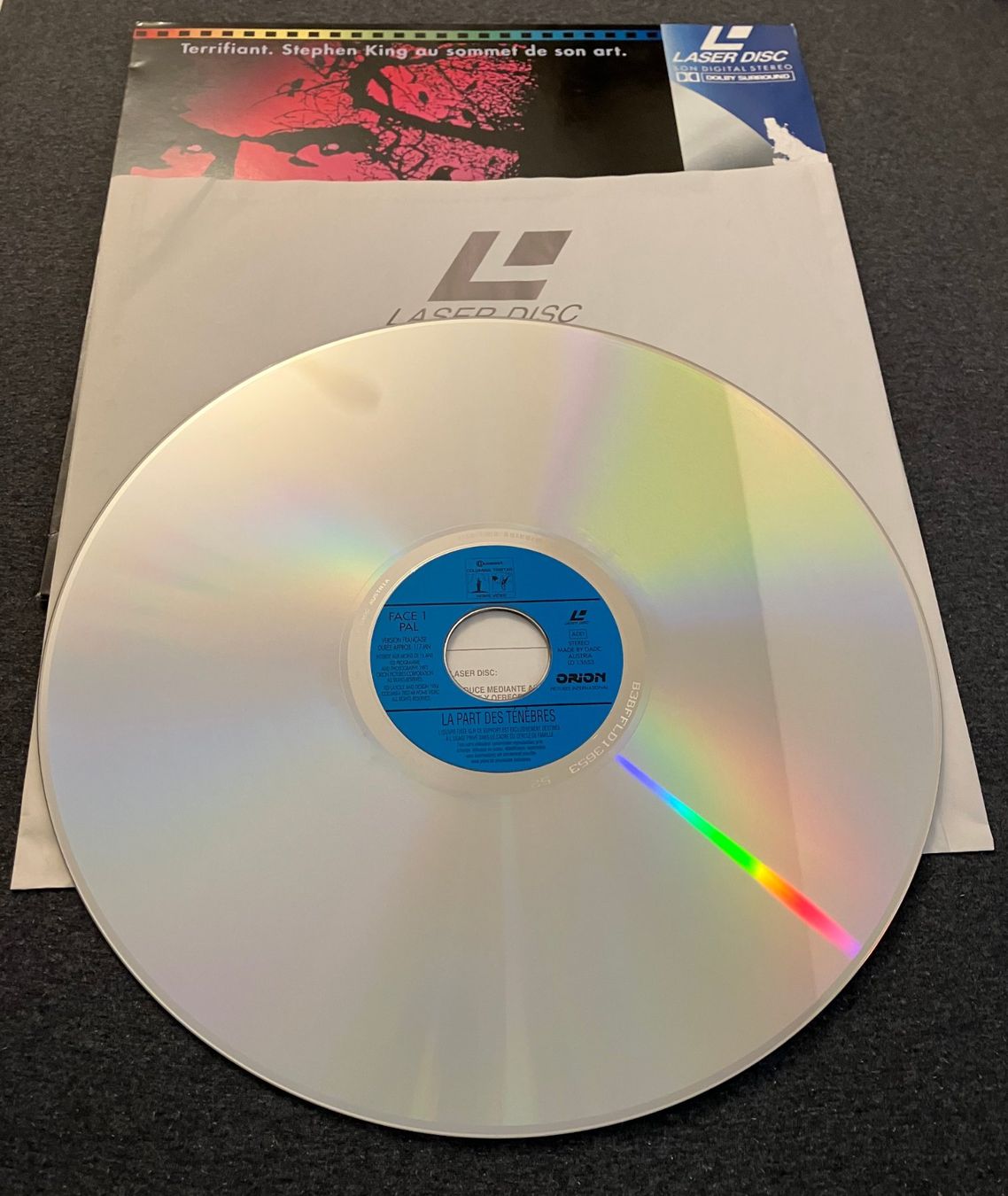 Alle DVDs: Laserdisc - la part des tenebres - The Dark Half – Gebraucht aus Stans von canberra04 1