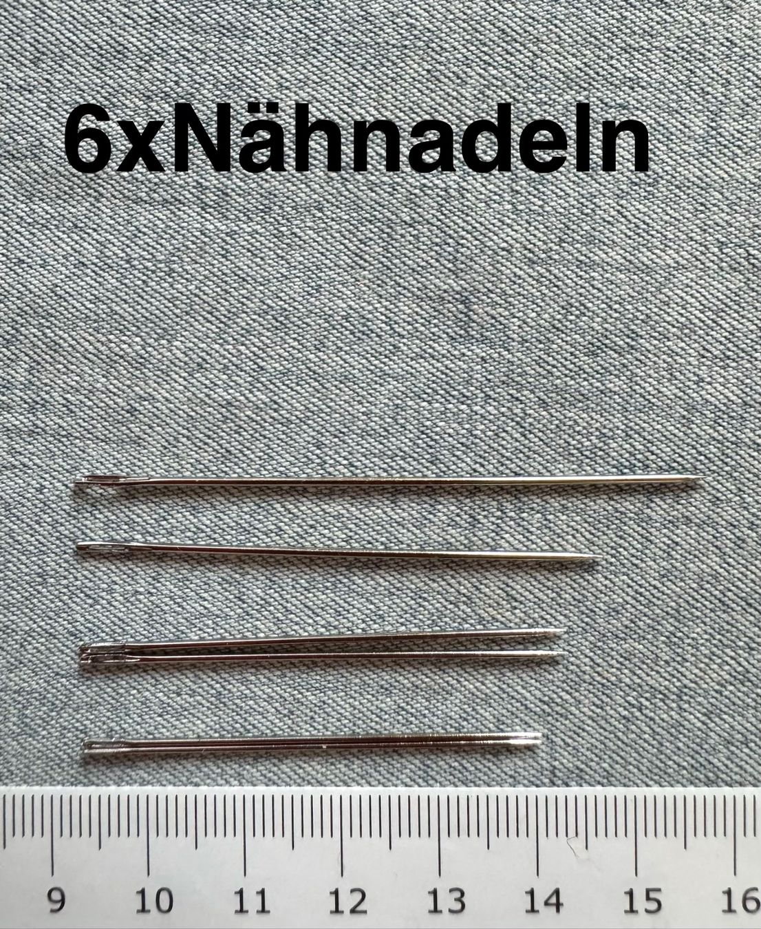Nadeln: 6x  Nähnadeln    Stick - Nadeln       Edelstahl – Neu und originalverpackt aus Leuggern von unico10 1