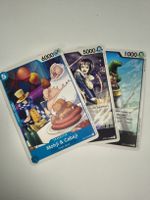 One Piece Sammelkarten 3er Set guter Zustand