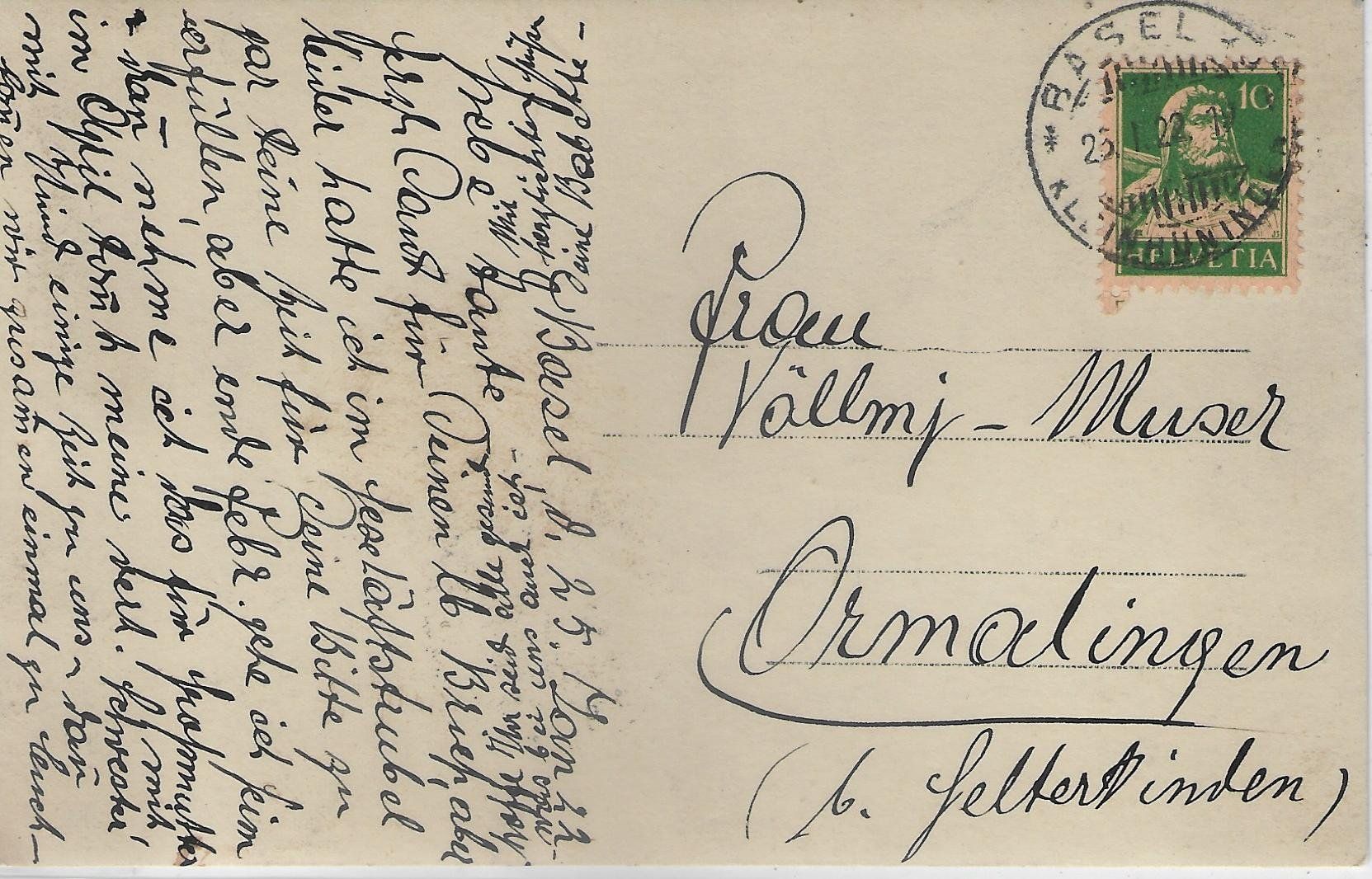 Cartoline postali: Brot & Feinbäckerei G. Nussbaumer Klein-Basel – Usato da Ettingen venduto da Kartenplanet 1
