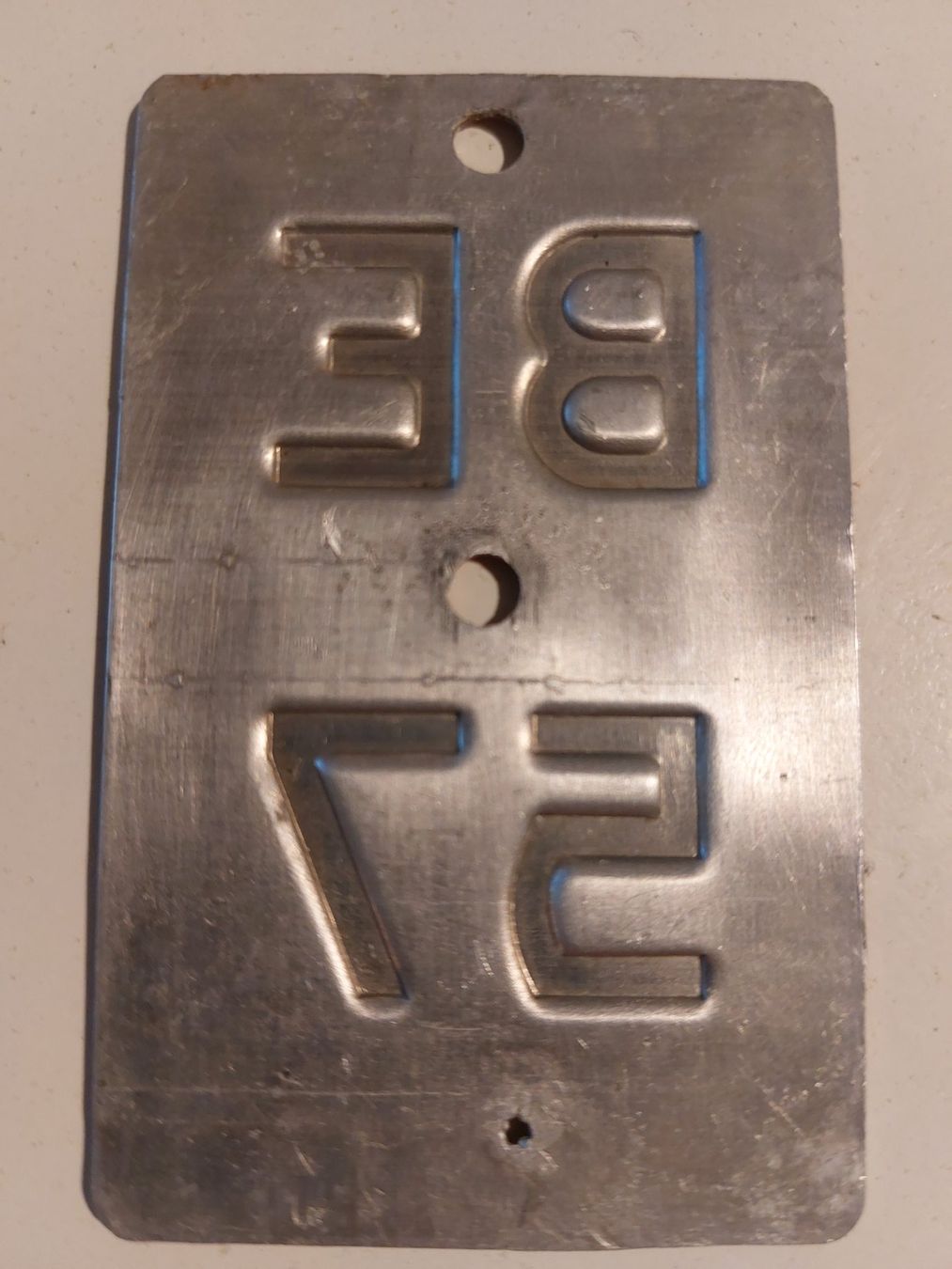 Sachs Insegne: Velonummer BE 57 plaque Velo – Usato da Schenkon venduto da Uhu007 1