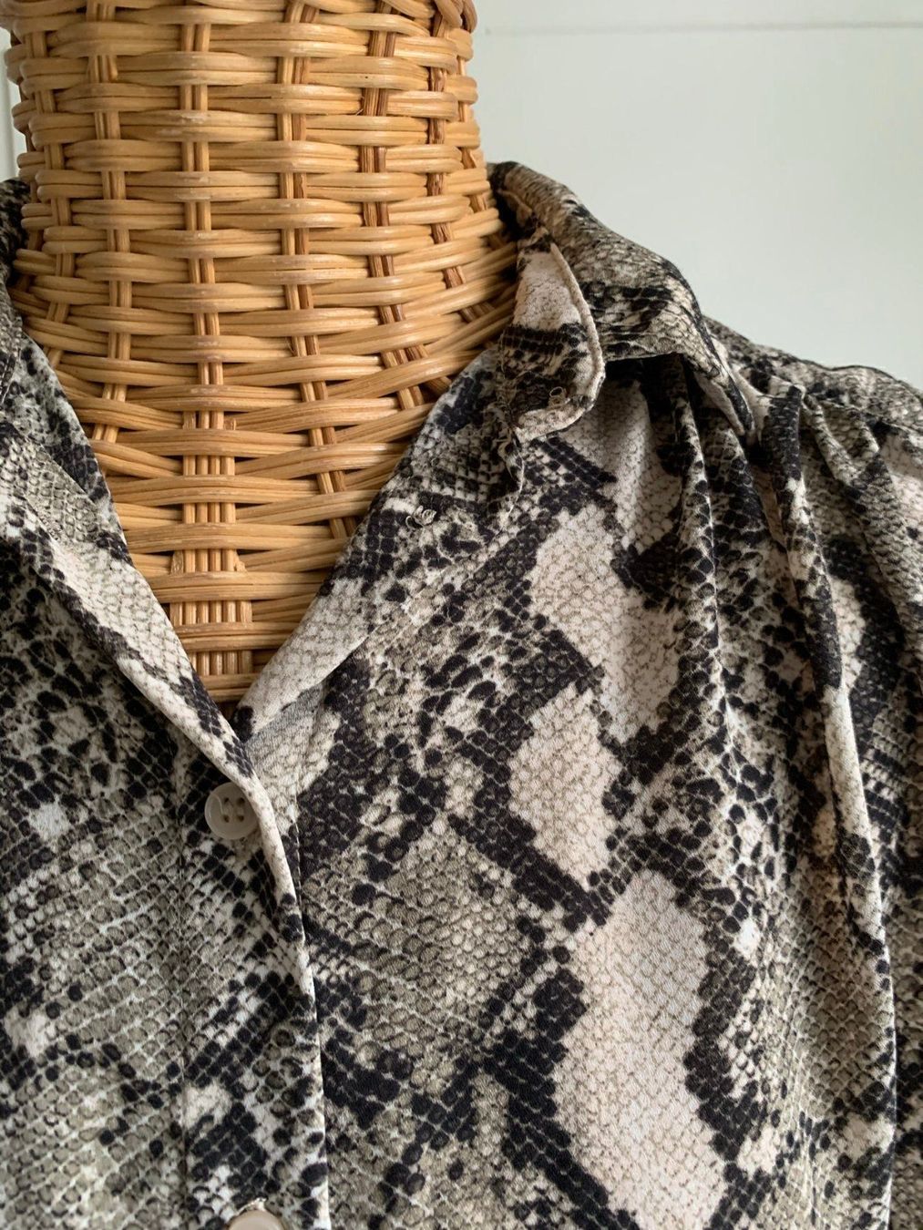 H&M Chemisiers: Bluse Reptil Print - 36 – D'occasion à Zürich par Diazaio 2