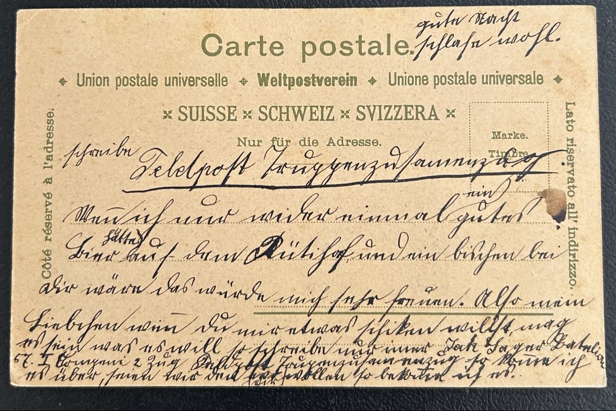 Cartoline postali: Gruss aus Langenthal Litho  – Usato da Horw venduto da Tellbub 1