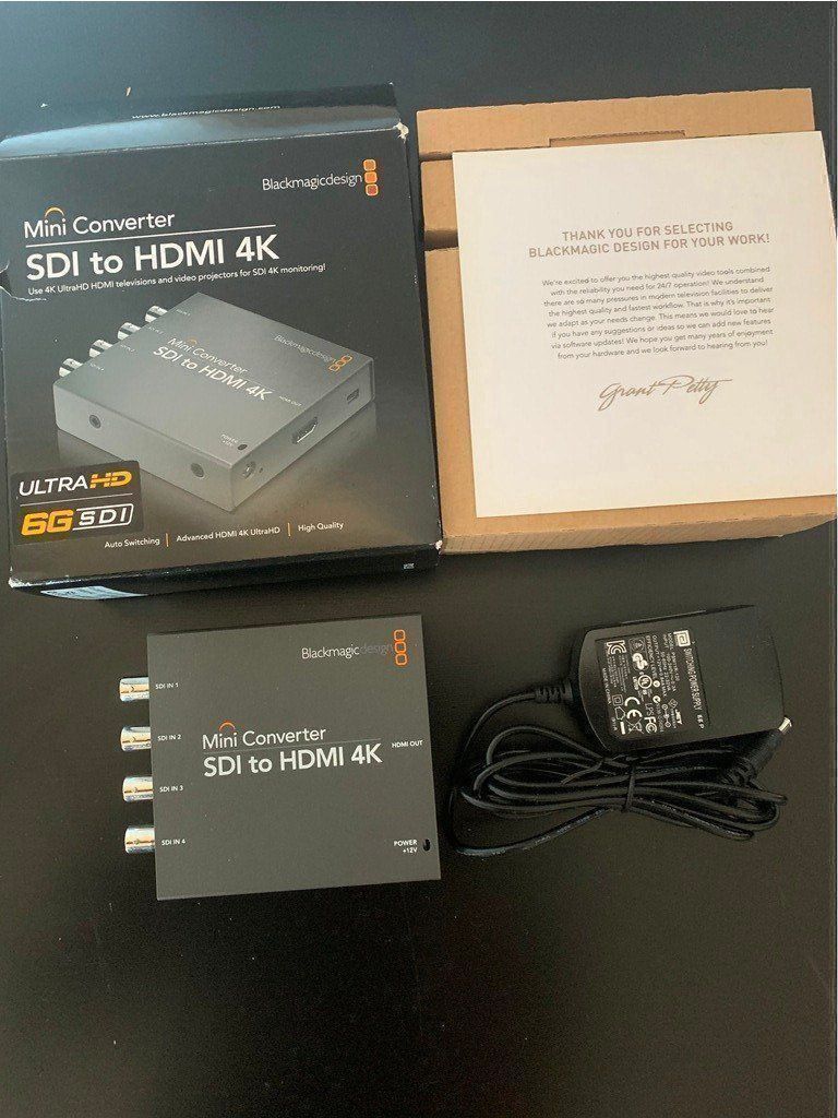 Blackmagic Convertitori: BLACKMAGIC QUAD SDI TO HDMI 4K CONVERTER – Nuovo (secondo la descrizione) da Genève venduto da khazrif 1