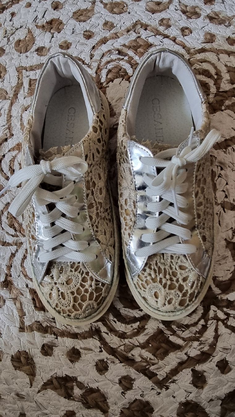 Damenschuhe: Cesare P sneakers gr 36 Boho Hochzeits  – Gebraucht aus Wigoltingen von Zuckerfee84 3