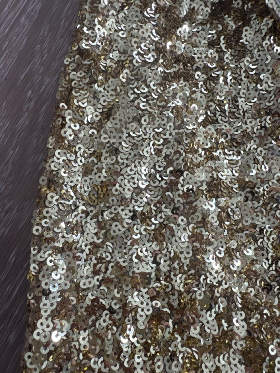 Röcke: Jupe paillettes dorées "CALL MY AGENT" taille S – Neu (gemäss Beschreibung) aus Corseaux von zetajones01 4