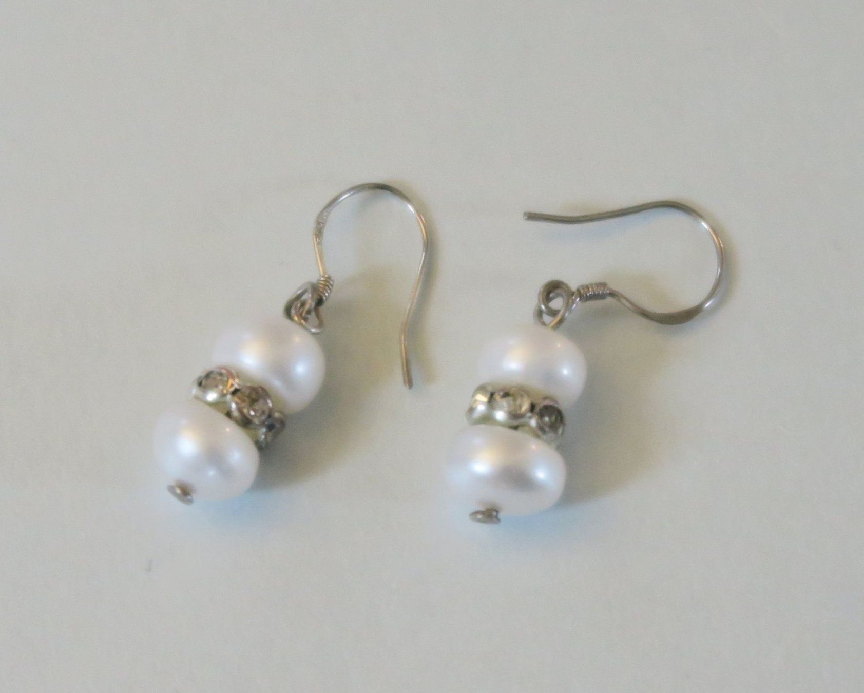 Ohrringe & -stecker: Ohrhänger Zuchtperlen, Silber 925 – Gebraucht aus Brittnau von marlenestone
