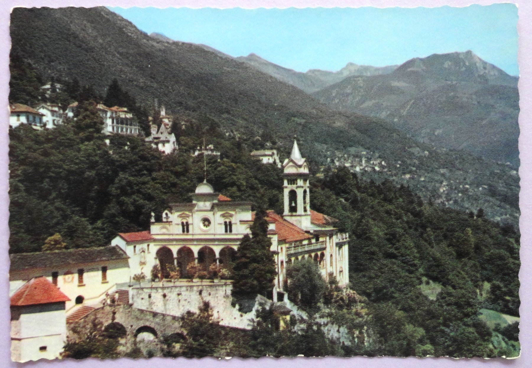 Cartoline postali: Locarno - Madonna del Sasso – Usato da Fétigny venduto da Billy2miny