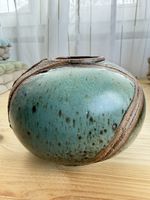 Handgefertigte Keramik Vase von Julius KUSTER Rheinfelden