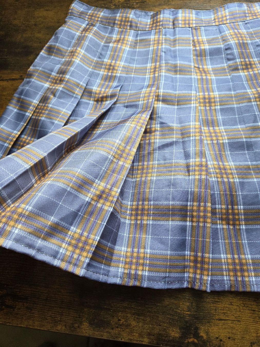 Röcke: Pleated Skirt Plaid Blue Size M New – Neu (gemäss Beschreibung) aus Winterthur von Maricels_Boutique 1