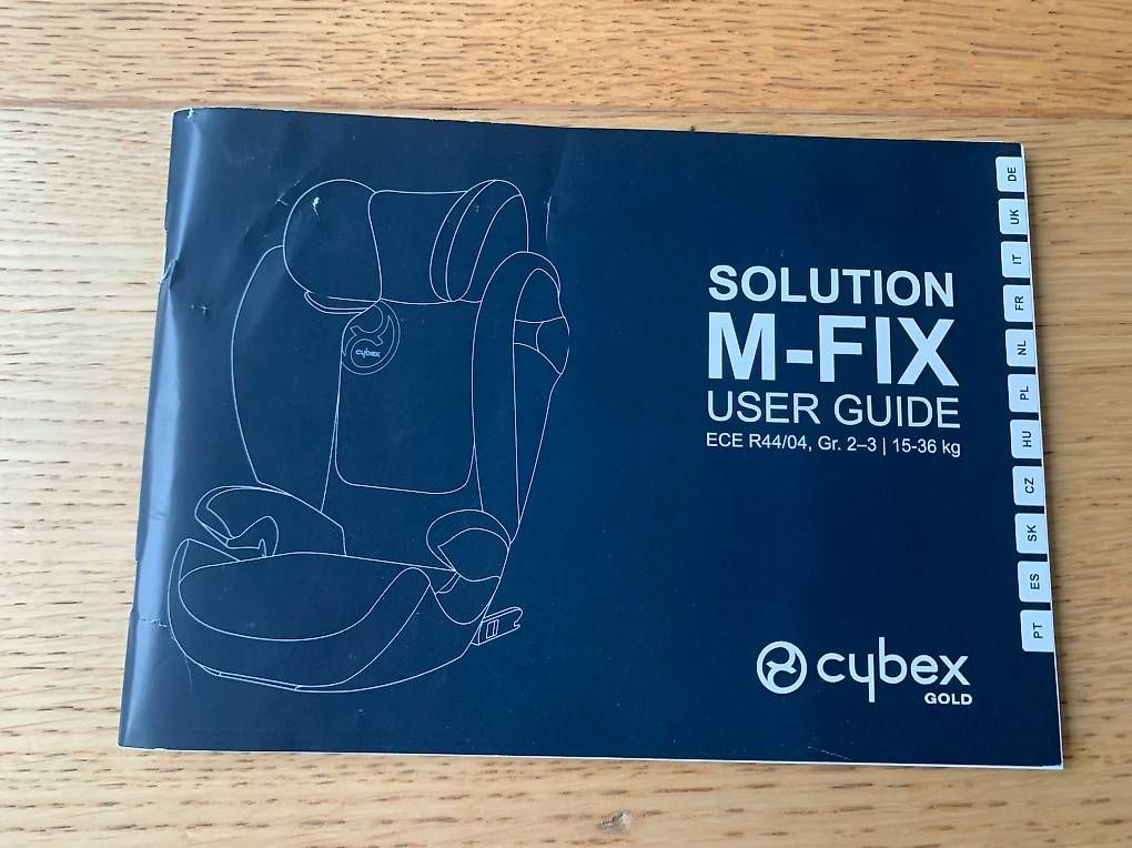 Seggiolini per auto: Siège auto enfant Cybex SOLUTION M-FIX – Usato da Fribourg venduto da SIMC 3