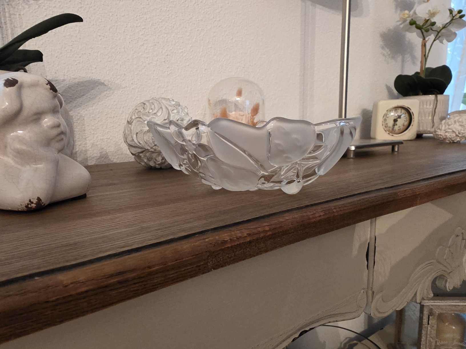 Schalen: Glasschale Blumenform  – Gebraucht aus Zweidlen von VG159 6