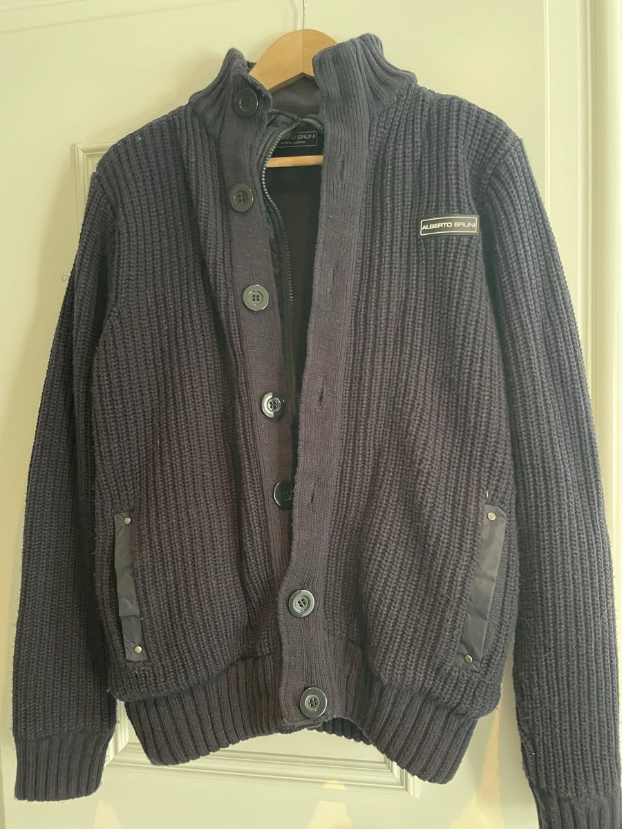 Giacche: Alberto Bruni Men's Knitted Winter Jacket L – Usato da Waedenswil venduto da Paps04