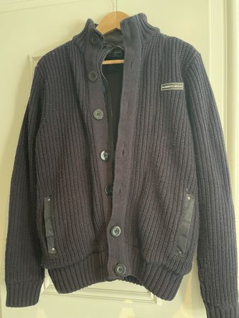 Alberto Bruni Men's Knitted Winter Jacket L