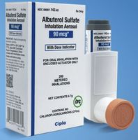 Original "Albuterol" "Sulfate" "Aerosol", Fabrikneu