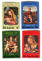 Briefmarken "Weihnachten". St. Lucia.