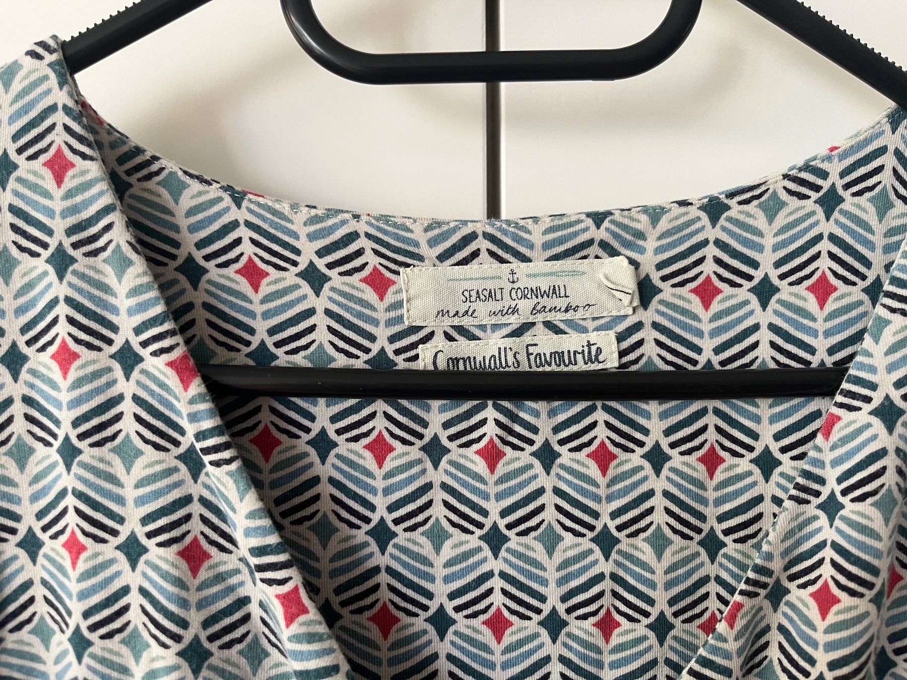 Vestiti: Seasalt Cornwall Midi-Kleid Bamboo Wickeloptik – Usato da Gümligen venduto da blackberrys 2