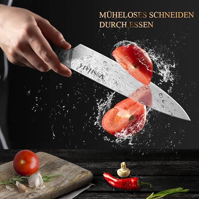Coltelli: Küchenmesser Set Edelstahl, 5pcs – Nuovo e nell'imballaggio originale da Oberentfelden venduto da abz_l7vm 5