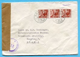 Zensurbrief von Basel nach Wien 1946