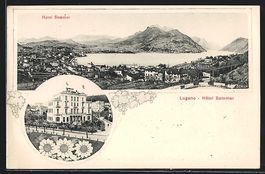 Lugano, Hotel Sommer, Ortsansicht aus de