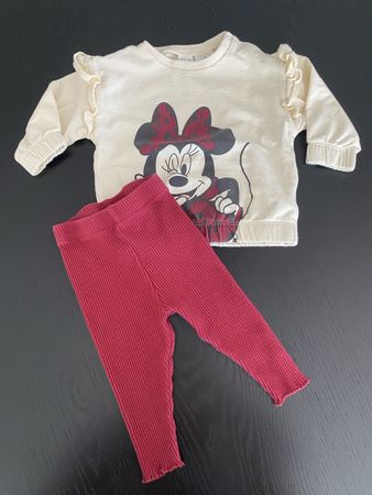 Wie neu Disney Minnie Mouse Set Gr. 62/68