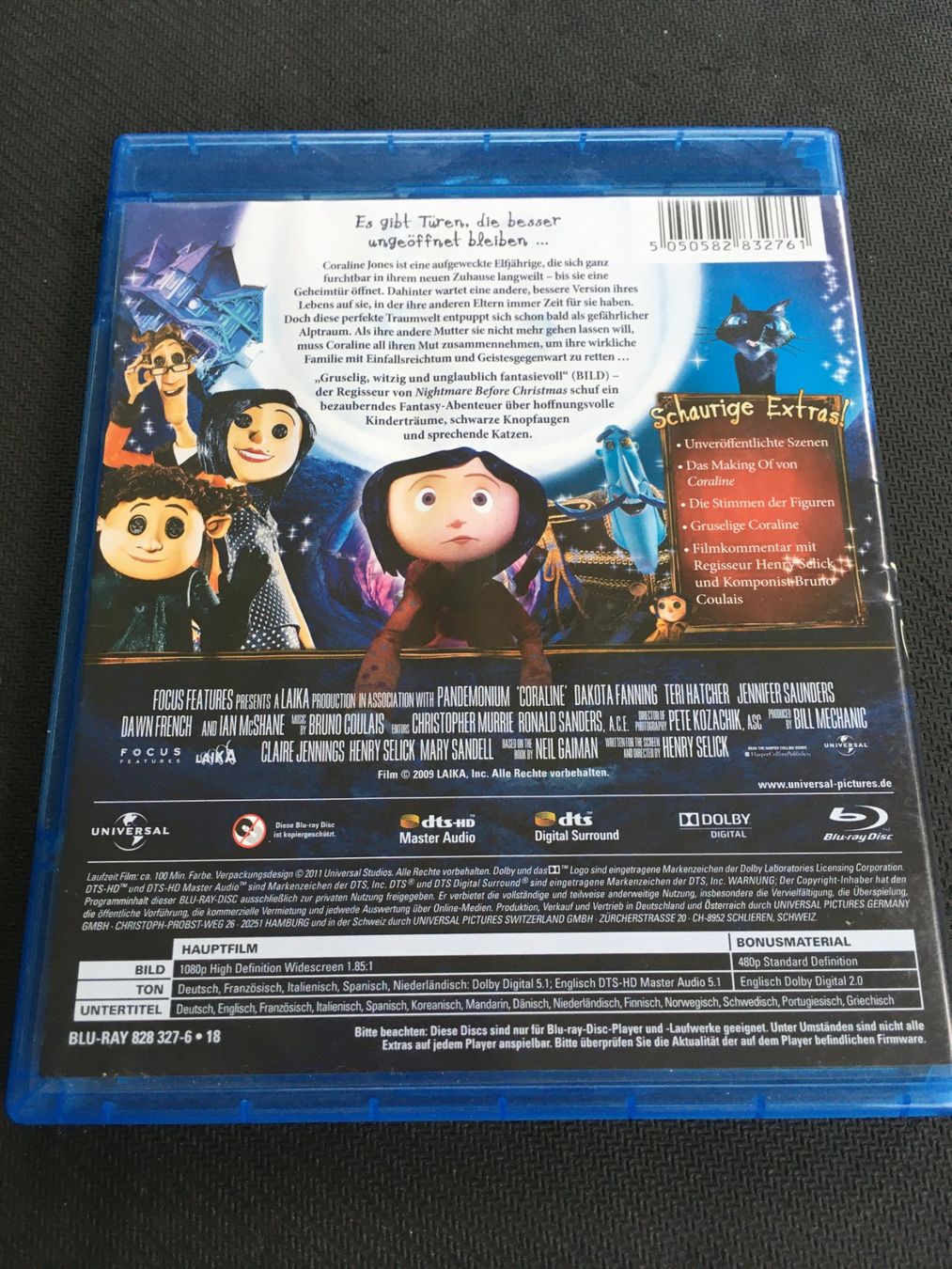 Tutti i DVDs: Coraline [Blu-ray] – Usato da St.Gallen venduto da MedienJoe 1