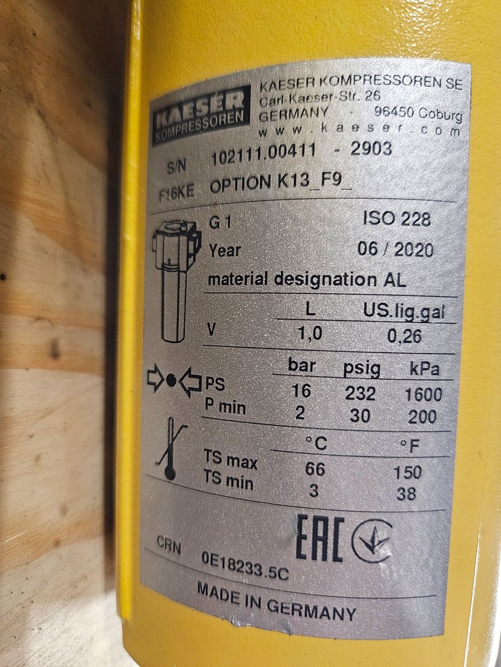 Ventilazione: Kaeser Druckluftfilter neu 06/2020 – Usato da Römerswil LU venduto da Helfenstein6027 3
