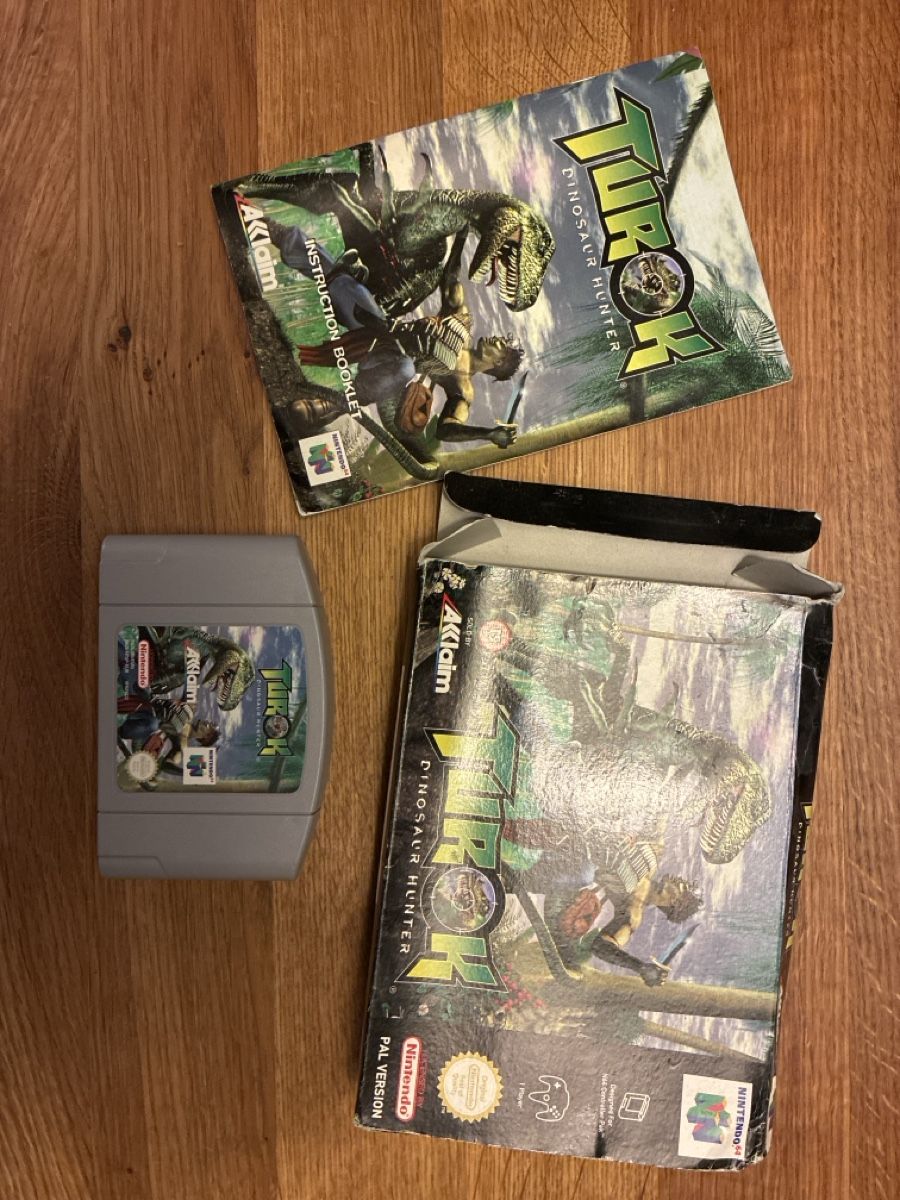 Nintendo Giochi: Jeu Nintendo 64 Turok Dinosaur Hunter complet – Usato da Zürich venduto da bocusio