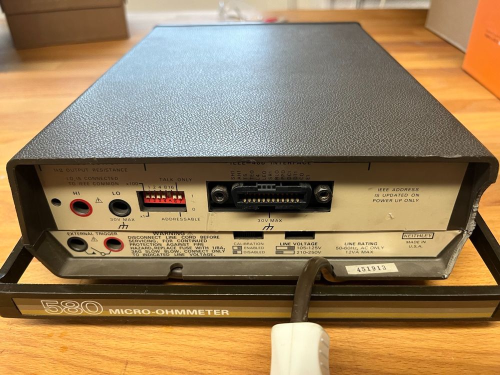 Keithley 580 Micro Ohm Meter Kaufen auf Ricardo