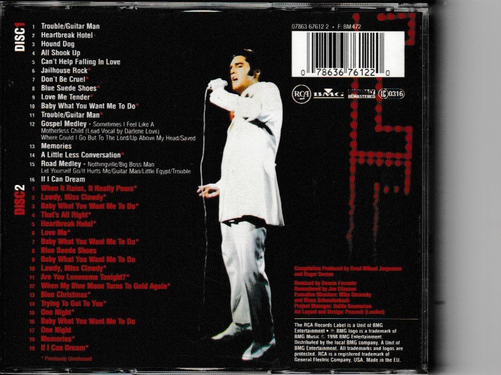 CD: Elvis Presley - Memories The '68Comeback Special – Nuovo (secondo la descrizione) da Chur venduto da zowie72 1